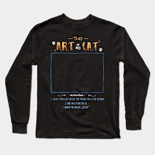 Art of my cat Long Sleeve T-Shirt